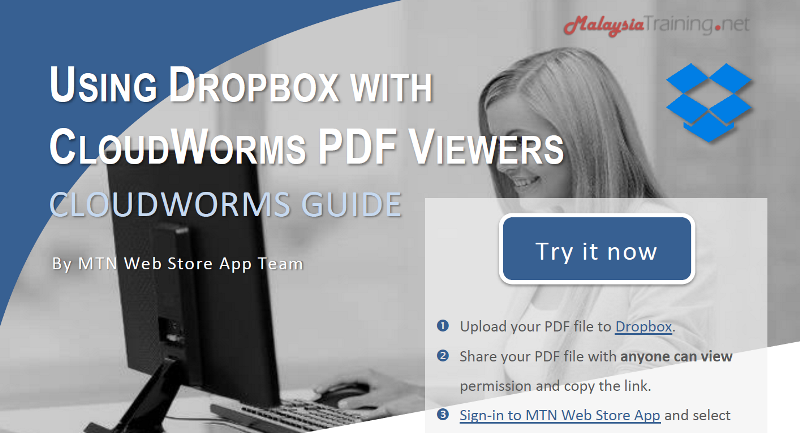 Using Dropbox with CloudWorms PDF Viewers